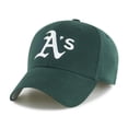 thumbnail image 3 of MLB Athletics Primary Team Color Flat Bill Snap Back Hat, 3 of 4