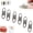 b, variant on Anti Theft Zipper Clips, Zipper Locks for Backpacks, Luggage, Purses, 6Pcs
