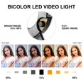 thumbnail image 2 of GVM Kit de luz de anillo con trípode Luz circular LED de 90 W con barras de luz desmontables Luz de video LED bicolor regulable ajustable 3200K ~ 5600K CRI 97+ para YouTube/maquillaje/Vlogs/transmisió, 2 of 5