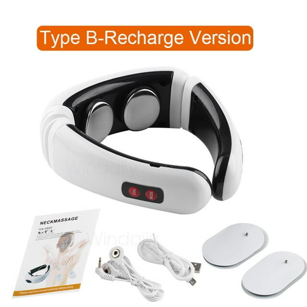 Masajeador eléctrico de pulso para espalda y cuello, calefacción por infrarrojos lejanos, alivio del dolor, herramienta de relajación para el cuidado de la salud, masajeador Cervical inteligente Tan Jianjun unisex
