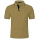 thumbnail image 3 of pstuiky Camisa de manga corta para hombre, Camisa de manga corta con cuello vuelto, versátil, de color liso y estilo informal para hombre camisas casuales para hombre s, 3 of 5