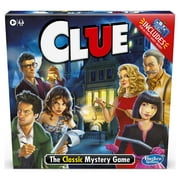 Clue Classic Mystery Board Game for Kids and Family Ages 8+, 2-6 Players (Walmart Exclusive)