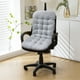 thumbnail image 4 of Cojín refrigerador para silla de oficina 36"x17" | Almohadilla de asiento de gel helado transpirable para escritorio, sillón reclinable o mecedora, antideslizante, soporte grueso acolchado, spandex, 4 of 6