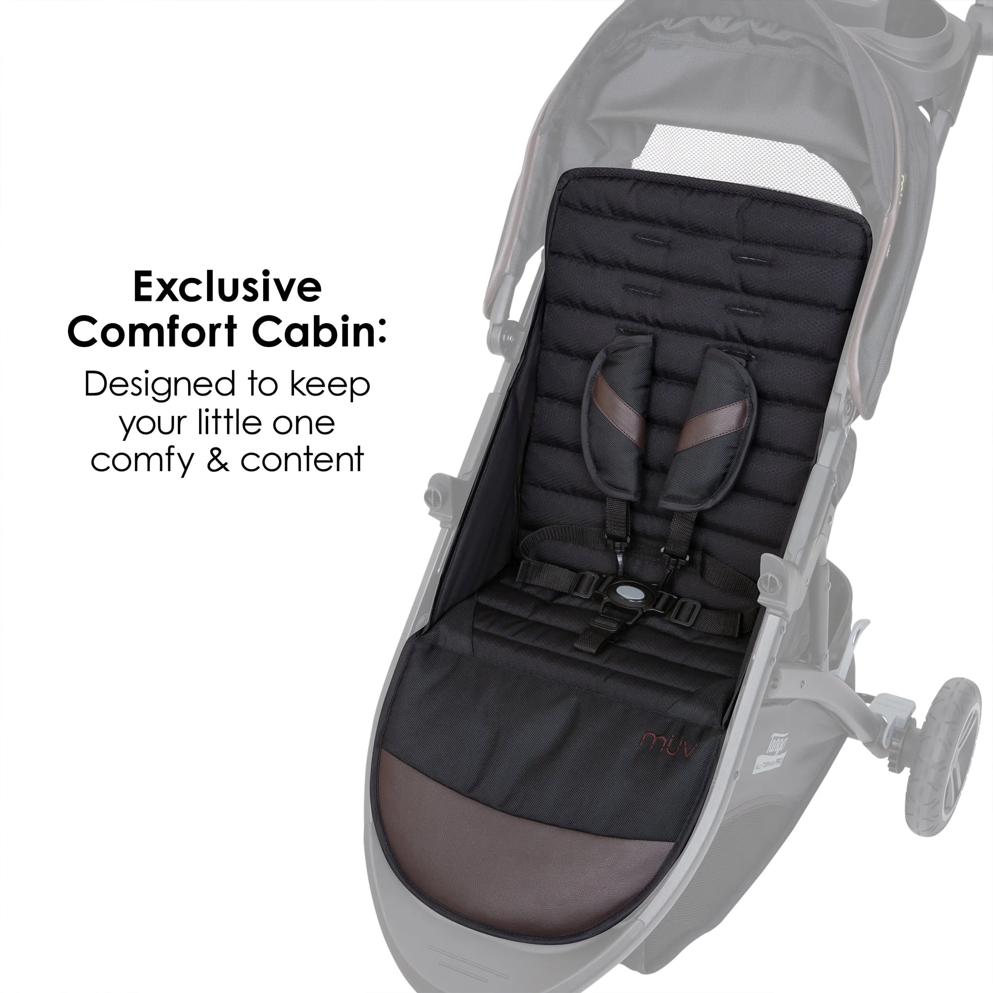 Baby Trend Infant Stroller with Car Seat, Tango Pro & Ally 35, Brown, Travel System