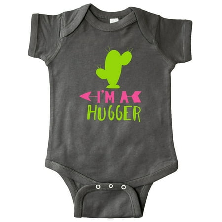 

Inktastic I m A Hugger Cactus Arrow - Green Pink Gift Baby Boy or Baby Girl Bodysuit