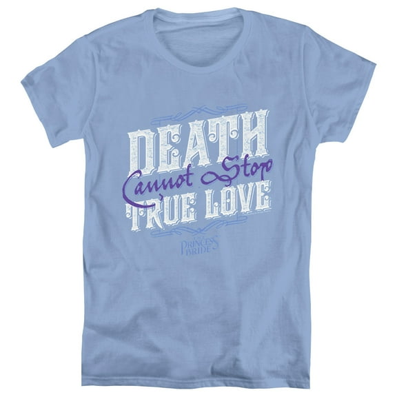 Princess Bride Love Over Death Women's T-Shirt Carolina Blue