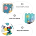 thumbnail image 2 of Miangastore 1 Set Kids Cartoon Puzzle Educational Puzzle Kids Learning Educational Puzzle, 2 of 9