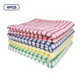 thumbnail image 4 of Tgbvmt 4-Pack Cotton Dishcloths for Washing Dishes and Drying Kitchenware Soft Absorbent Rags for Cleaning Countertops, Glassware, Furniture, and More Non-Slip, Lint-Free Dish Towels, 4 of 6