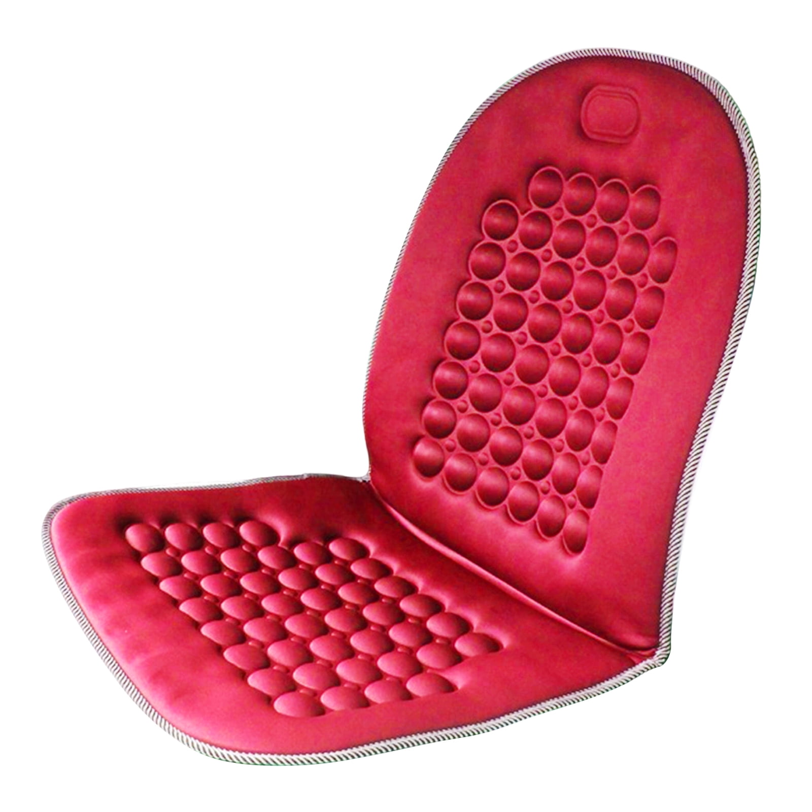 Health Touch Massage Seat Topper with Heat, Vibration Massager, Back, Lumbar and Thigh Relaxation - Walmart.com Health Touch Massage Seat Topper with Heat, Vibration Massager, Back, Lumbar and Thigh Relaxation - Walmart.com