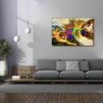 thumbnail image 4 of Epic Graffiti 'Michelangelo - Creation of Adam Colorful I' by Epic Art Portfolio, Canvas Wall Art, 60"x40", 4 of 8