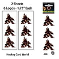 thumbnail image 1 of Autocollants Logo Arizona Coyotes 1,75 Pouces (Lot de 2 Feuilles), 1 of 1