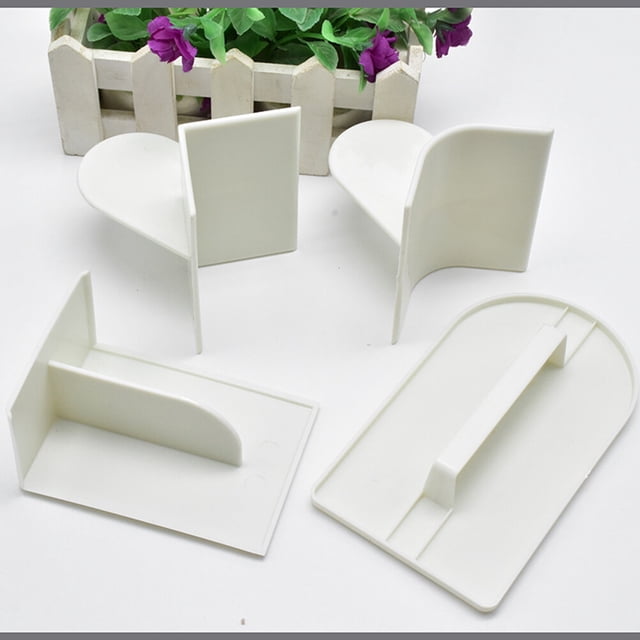 SWETRACE 4Ud Herramientas De Plástico Para Alisar Fondant En Pasteles Color