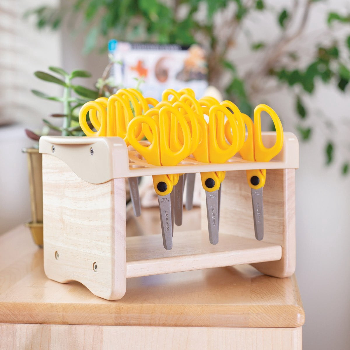 Kaplan Early Learning Company Tabletop Scissor Stand - Holds up to 30 Scissors