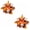 D, variant on 2 Pack Fall Maple Leaf Pumpkin Candle Ring with Golden Leaf Yellow Berry for Thanksgiving Harvest Home Table Decor