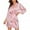 Rose, variante sur WTXUE Pyjamas / Peignoirs pour Femmes Femmes Soie à Manches Longues Peignoir en Satin avec Ceinture Peignoir / 1 Pce Noir 3TG