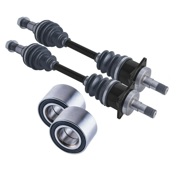 Can Am Renegade front cv axles & wheel bearings set 500 / 800 / 1000 2007 -2012