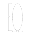 thumbnail image 7 of 10' Oval Shaped Conference Room Table with Power Modules And Post Legs, 7 of 7