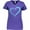 Purple, variant on Inktastic Paw Print Heart Women's V-Neck T-Shirt