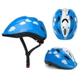 thumbnail image 2 of Casco De Bicicleta Para Niños Casco de bicicleta Anti-colisión Ciclismo Casco de seguridad para niños Kid (Azul Blanco) Likrtyny Para Estrenar, 2 of 9