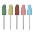 thumbnail image 2 of 5Pcs/Set Rubber Silicone Drill Bit Multicolor Drill Bits Milling Cutter for Manicure Nail Buffer Polisher Grinder Tool, 2 of 9