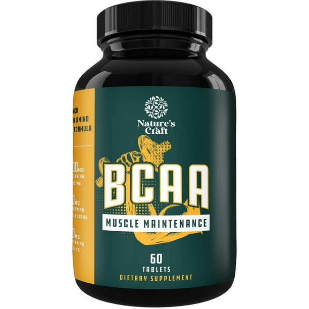 BCAA Amino Acid Supplement Natural BCAA Tablets for Pre Workout