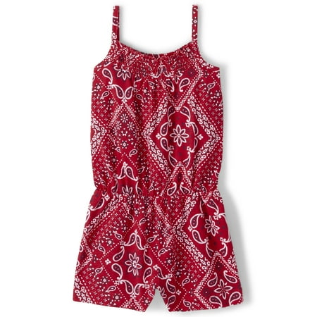 

The Children s Place Toddler Girls Smocked Romper Sizes 12-5T