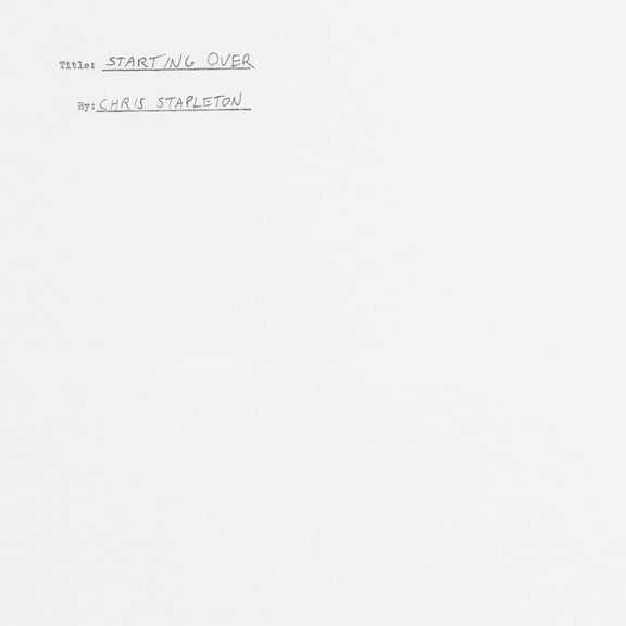 Chris Stapleton - Starting Over - Music & Performance - CD