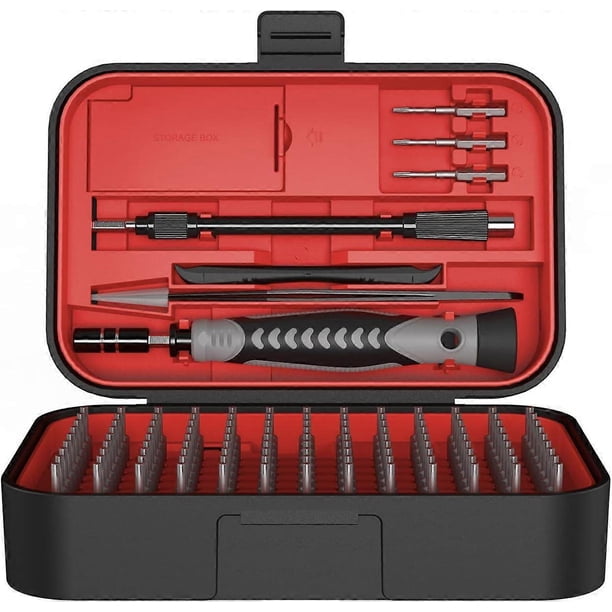 Precision Screwdriver, 130 in 1 Precision Screwdriver Kit Set Tools with 120 Pieces CRV Screwdriver Bits and 10 Accessory, for Phone, Game Console, La