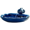 Smart Solar 21372R01 Solar Powered Koi Fountain Bowl with Pump and Filter, Blue