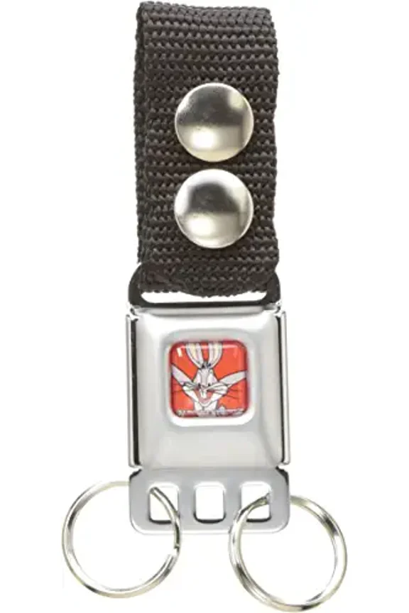 Keychain-Bugs Bunny Face Full Color Red
