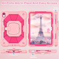 thumbnail image 4 of Funda WESOROL para iPad 11.ª generación de 11 pulgadas con soporte Rose, 4 of 7