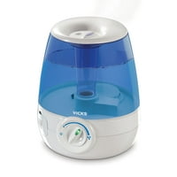 Vicks Filter-Free Cool Mist Humidifier, V4600, White