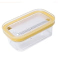 thumbnail image 4 of Caja para cortar mantequilla, recipiente rectangular para mantequilla, contenedor para mantequilla Amarillo, 4 of 9