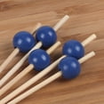 thumbnail image 2 of BambooMN Decorative Ball End Bamboo Cocktail Appetizer Picks - 4.7" (12cm) - Blue - 300pcs, 2 of 6