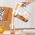 thumbnail image 2 of Refrigerator Water Dispenser with Fruit Filter | 2.6L Large Capacity Cold Water Pitcher for Side Door Storage | Household Iced Tea and Lemonade Maker | Durable Food-Grade Plastic Pitcher, 2 of 8