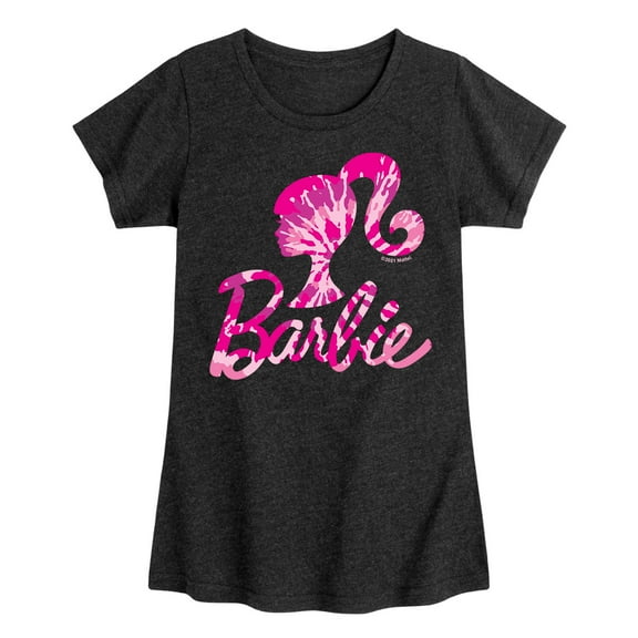 Barbie - Tie Dye Logo - Toddler And Youth Girls Short Sleeve Graphic T-Shirt