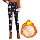 thumbnail image 4 of Leggings Navideños Para Mujer Leggings Con Forro Polar Moda Casual Impreso Span Cintura Alta Mantener Caliente Pantalones de Cuerpo Entero Odeerbi ODB197441, 4 of 6