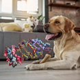 thumbnail image 2 of Dog Rope Toys for Aggressive Chewers Bright Colors Chew Toy 7In Cotton Rope, 2 of 12
