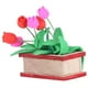 thumbnail image 4 of Tulipanes en miniatura para casa de muñecas, tulipanes en miniatura para casa de muñecas, exquisitos accesorios de decoración para casa de muñecas, planta de flores en miniatura, características de vanguardia, 4 of 8