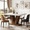 White Brown, variant on Fnova 47.24" Rectangular Farmhouse Dining Table, Wood Coffee Table for 4 People, Modern Kitchen Table for Dining Room, Brown (Chairs Not Included)