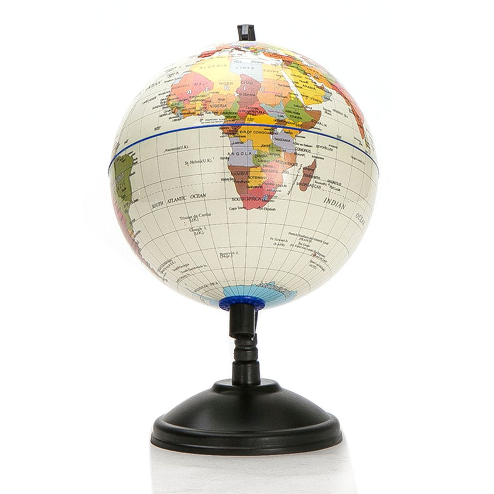 Diameter Map Exerz Educational World Globe 20cm Swivel Rotating Desk Top Globe 