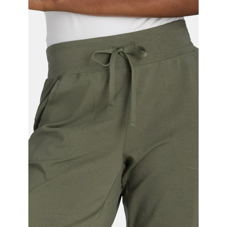 Athletic works women's knit lounge pant with pockets discount