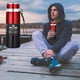 thumbnail image 4 of Insulated cup, 800mL stainless steel, portable rope, vehicle mounted, large capacity, outdoor use, durable metal, foldable design, for camping, for road trips, for travel, lightweight, heat, 4 of 8