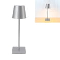 thumbnail image 1 of LED Battery Table Lamp Touch Dimmable 3 Colors 3 Brightness Levels Table Lamp Modern Simple  LED Table Lamp for Restaurant Bar Hotel Dining Table Bedroom, 1 of 7