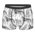 thumbnail image 4 of Goofa German Shepherd Dog Printed Men's Boxer Briefs Underwear, Moisture-Wicking Underwear, Trunk,Soft and Breathable Cotton Underwear-Small, 4 of 9