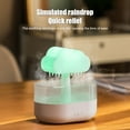 thumbnail image 4 of Rain Cloud Humidifier Water Drip 7 Changing Colors LED Light Auto Shut-Off 2 Modes 200ml Aromatherapy Essential Oils Diffuser Cloud Humidifier Rain Drop for Sleeping Relaxing Mood, 4 of 9