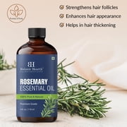 Botanic Hearth Rosemary Oil for Hair Growth 4 Fl Oz |100% Pure & Natural Premium Grade Essential Oils for Diffuser, Aromatherapy, Soap and Candle Making | For Hair Volume, Eyelash Care, Skin Care