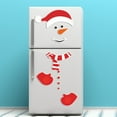 thumbnail image 6 of EUDIDV Xmas Decorative Stickers Christmas Snowman Magnetic Fridge Sticker Wall Sticker Holiday Decals, 6 of 7
