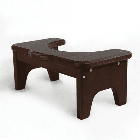 CONSDAN Squatting Toilet Stool, Bathroom Stool, Poop Stool, Step Stools for Kids (Chocolate Color)