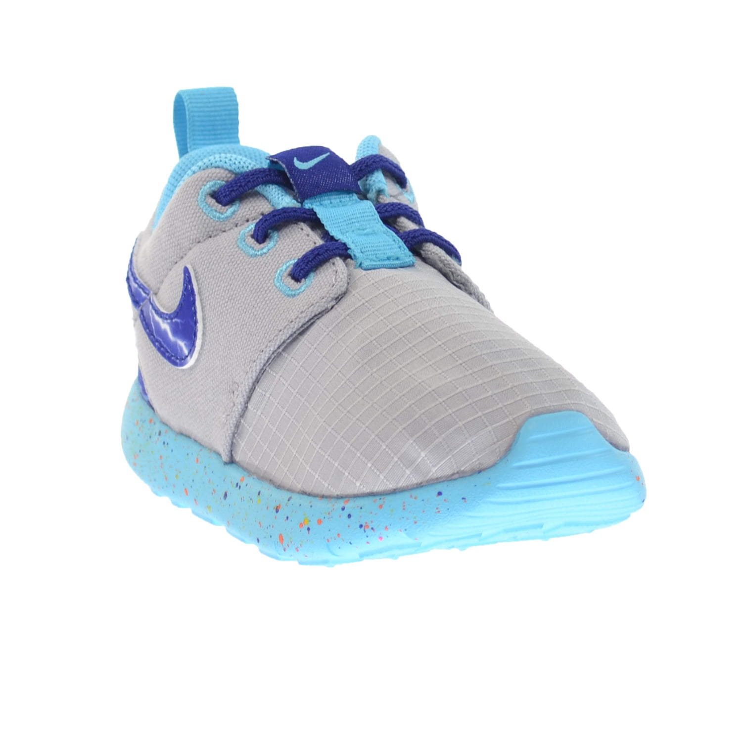 roshe run grey and blue